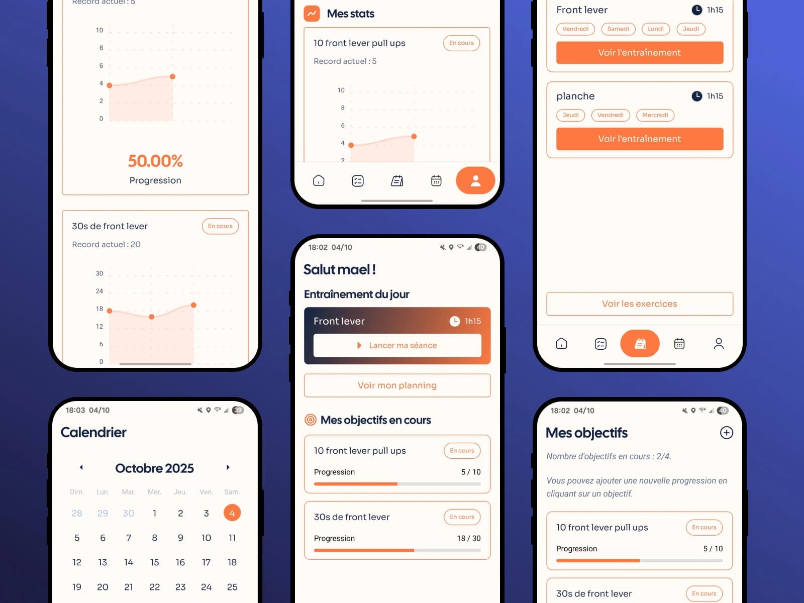 Calitrack, une application dédiée à la calisthenics